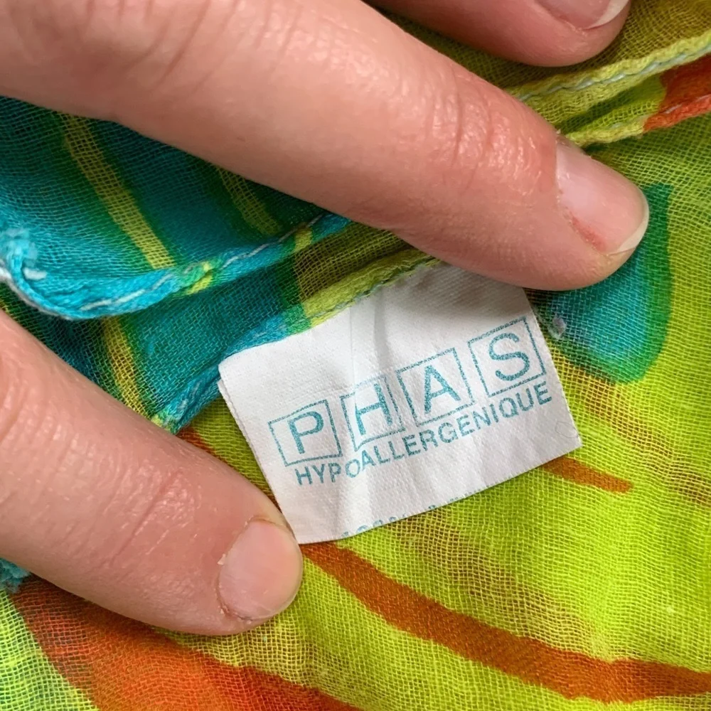 PHAS cotton fluorescent tribal Indian print scarf